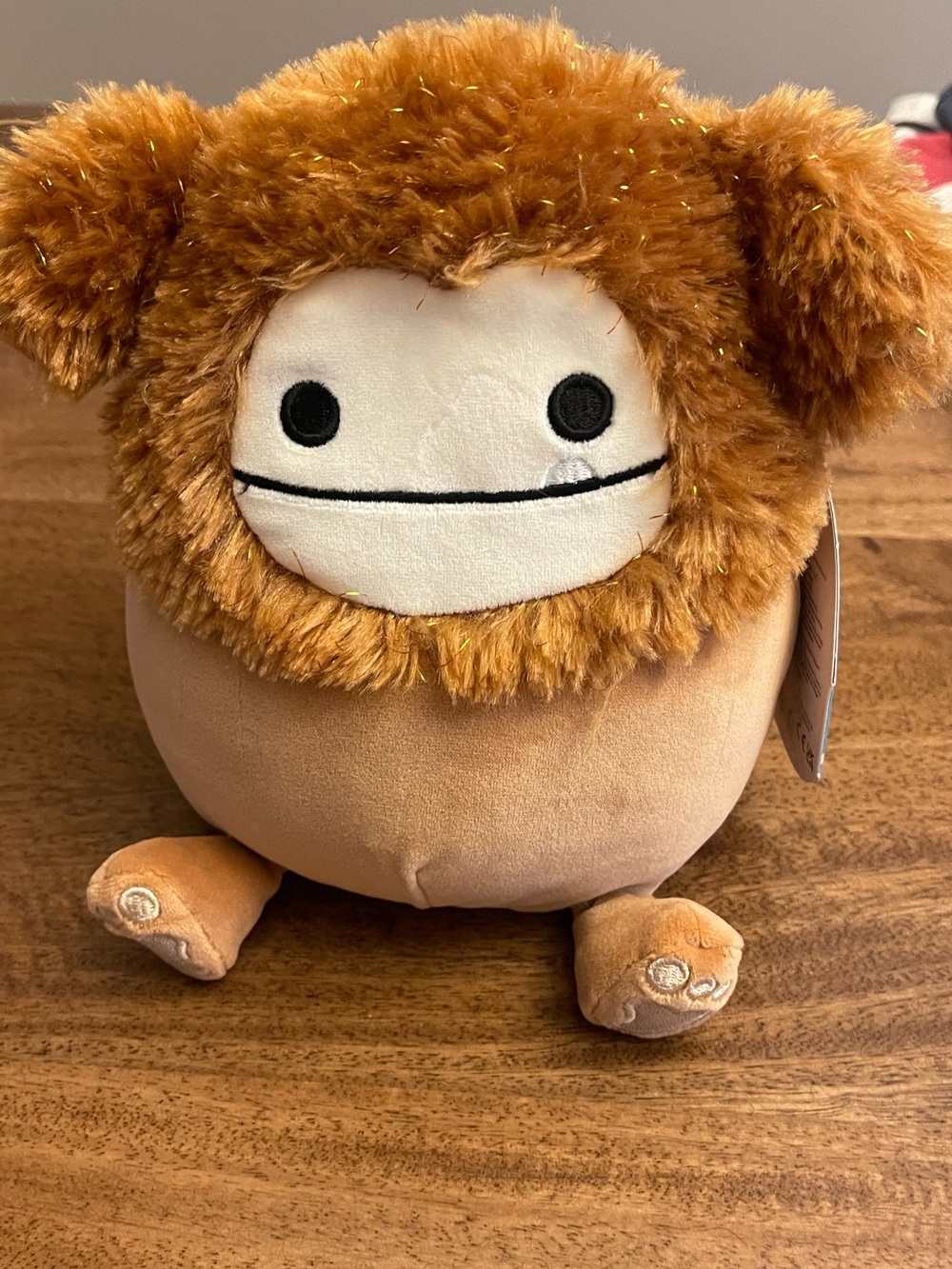 Squishmallows Benny 8” Brown Big Foot Yeti Plush 2020 BNWT
